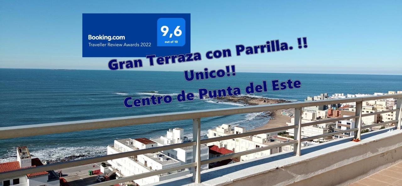 Penthouse Centrico Con Vista Al Mar, Parrilla Privada Y Terraza Espaciosa Punta del Este Ngoại thất bức ảnh